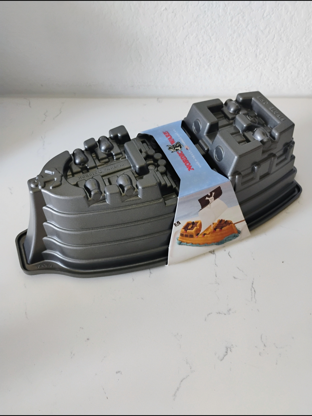 Nordic Ware Pirate Ship Cake Pan NEW Boat Mold NWT 10 Cup